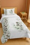 100% Cotton Floral Patterned Single Bedspread Set