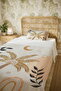 100% Cotton Moonlight Palm Tree Patterned Single Pique Set - 5