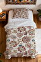 100% Cotton Ethnic/Oriental Motif Patterned Single Pike Set - 4
