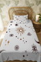 100% Cotton Ethnic Eye and Motifs Patterned Single Pike Set - 3