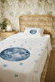 100% Cotton Blue World Patterned Single Pique Set - 5
