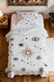 100% Cotton Ethnic Eye and Motifs Patterned Single Pike Set - 4