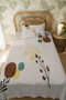 100% Cotton Bohemian Yellow Rainbow Patterned Single Pike Set - 3