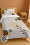 100% Cotton Bohemian Yellow Rainbow Patterned Single Pike Set