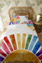100% Cotton Colorful Hoops Patterned Single Person Pike Set - 3