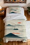 100% Cotton Silent Sunrise Patterned Single Pique Set - 4
