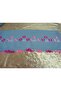 Handmade Embroidery Embroidered Needle Embroidered Prayer Cover Dowry Holder Mevlit Hijab Crepe Fabric 145X75 cm - 4