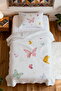 100% Cotton Butterfly Valley Patterned Single Pique Set - 4