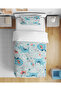 Dinosaur Themed 3D Digital Printed Single Children's Bedding Set Sleeping Set