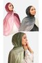 Mineleşarp Gradient Two-Tone Bamboo Shawl 3-Piece Set