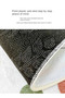 Bath Mat Super Absorbent Stain Resistant Quick-Dry Earth Bath Rug with Rubber Anti-Slip Base - 5