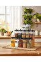 12-Piece Self-Lidded with Spoon and Labeled Mica Spice Jar Set 300 ml Acrylic Spice Set - 4