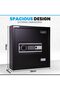 Digital Key Cabinet (42-Key), Electronic Wall-Mounted Key Safe RBS42EW - Black - 3
