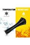 HAVE ME TD Black Zip Cable Ties, 400 Pack Assorted Sizes 4+6+8+12 Inch, Nylon, Self-Locking - 5