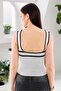 Women's Cropped Blouse Fit Flexible Comfortable Daily Stylish Modern Model - 2