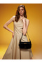 Black Removable Strap Zipper Closure Women's Handbag - Shoulder Bag 05Po25Y839-2 - 2