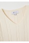 Beige Regular Fit Pullover - 6