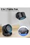 100-Speed Turbo Desk Fan with Digital Display Quiet 4000mAh Rechargeable Portable Wireless - 2