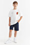 Boy's T-Shirt with Print Detail - 6