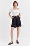 Women's Square Neck Ribbed Blouse - 5