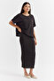 Women's Regular Waist Textured Midi Skirt - 5
