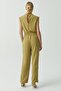 Women's Stand Collar Jumpsuit - 4