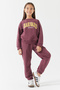 Girls' Printed Detailed Sweatpants