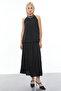 Women's Elastic Waist Soft Textured Skirt - 2