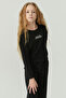 Girl's Letter Printed Crew Neck Sweat Top - 2
