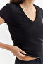 Women's Deep V-Neck Bodysuit - 6