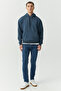 Kapüşonlu Oversize Sweat Üst - 5