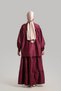 Aller Detailed Cotton Skirt - Burgundy - 4