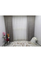 2571 V -117 Rei̇na Gold 1/3 Pleated Bamboo Tulle Curtain
