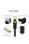 كابل إيثرنت Cat7، كابل إنترنت rj45 cat7 بطول 30 سم - 3