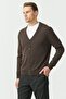 Men's V-Neck Buttoned Knitwear Cardigan - 2
