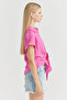 Women's Front Tie Detailed Shirt - 4