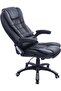 Cherry Tree Furniture Executive Recline Extra Padded Office Chair (Black PU Leather) - 7