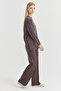 Women's Front Seam Sweat Bottom - 5