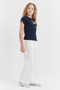 Girls' Wide-Leg Straight Pants - 4