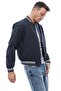 Men's Patchwork Bomber Jacket - 7