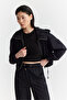Women's Hooded Slim Coat - 7