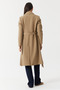 Women's Double-Breasted Closure Trench Coat - 6