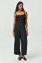 Women's Rope Strap Ruffle Detailed Jumpsuit - 4