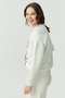 Women's Crew Neck Printed Sweat Top - 4