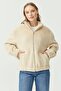 Women's Faux Fur Coat - 2