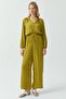 Women's Slim Satin Look Jumpsuit