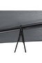Garden Swing Bench with Canopy Dark Grey Steel - 7