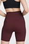 Women's High Waist Tightening Effect Firming Twill Casual and Sports Biker Short Leggings - 2