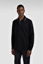 Men's Woven Cotton Lyocell Polo Shirt