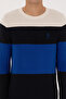 Men's Regular Fit Crew Neck Navy Blue Sweatshirt 50307828-Vr033 - 6